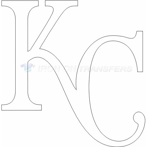 Kansas City Royals Iron-on Stickers (Heat Transfers)NO.1619